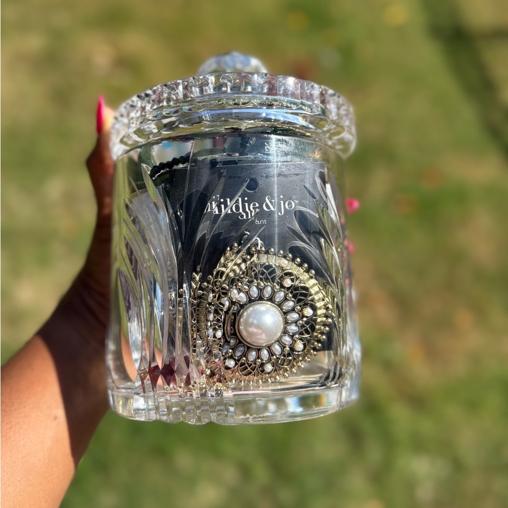 XL Mystery Jewelry Jar with Free Silk Scrunches. Vintage and  New Pieces.